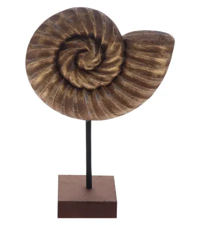 MASTER Dekoracija za stol Školjka 14x6x21,5cm 25AB1233