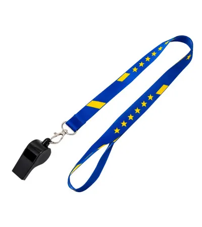 MASTER Pištaljka sa vezicom PVC crna 55cm 261630