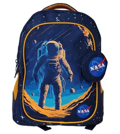 DIAKAKIS Ruksak NASA ASTRONAUT 32x18x43cm 3 zipa 486114