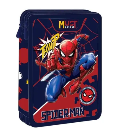 DIAKAKIS Pernica dvospratna puna 15x5x21cm SPIDERMAN THWIP 508559