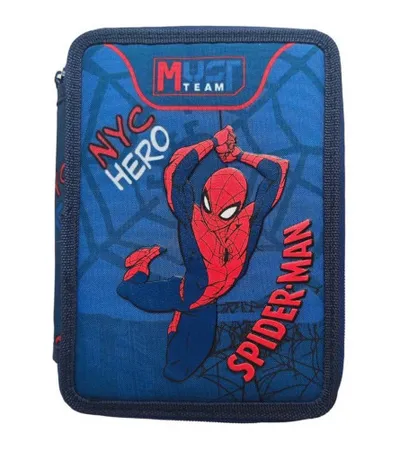 DIAKAKIS Pernica trospratna puna 12x6x19,5cm SPIDERMAN NYC HEROES 508825