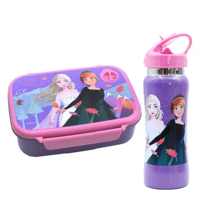 DIAKAKIS Kutija za užinu + inox boca za vodu set FROZEN 564406