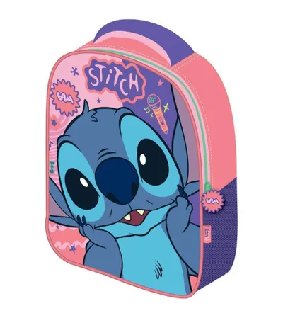DIAKAKIS Ruksak 3D EVA 26x10x32cm 1 ZIP LILO&STICH 565078