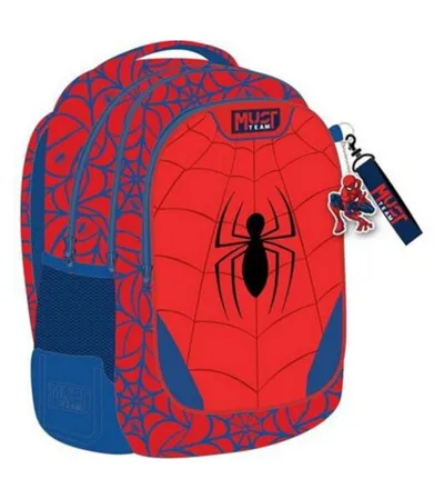 DIAKAKIS Ruksak Spiderman 32x18x43cm 3 zipa crveni 000508747