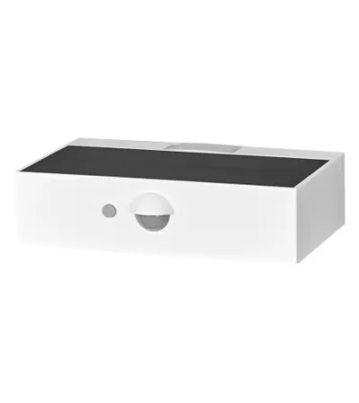 MASTER Lampa LED zidna solarna sa senzorom pokreta 3W 3000K bijela