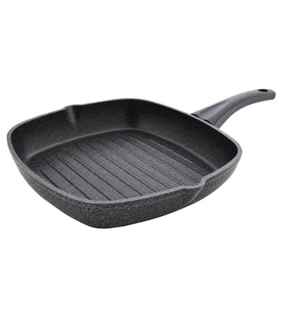 OMS Tava granitna Grill 28x28cm 3212.00.07 siva