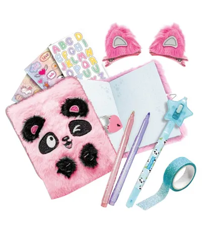 MITAMA Dnevnik My KAWAII mačka sa tajnom i glitter olovkama 63937