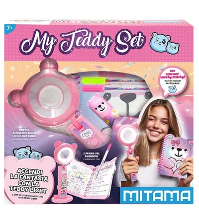 MITAMA Lampa sveska i 2 gel olovke set MY TEDDY 63938