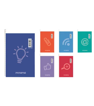 MITAMA Blok notes 21x29,7cm 60L karo 2/1 35507