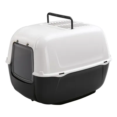 Ferplast Prima crna 39.5×52.5×38 cm zatvoreni toalet za mačke