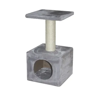 Nobby Como grebalica za mačke 30×30 cm visina 57 cm siva