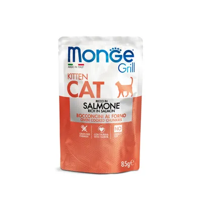 Monge Grill Kitten Losos hrana za mačiće u umaku 85 gr