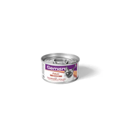 Gemon Mousse adult Losos i piletina hrana za mačke u umaku 85 gr