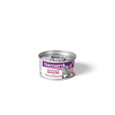 Gemon Mousse sterilised Piletina i Jetra hrana za sterilisane mačke u umaku 85 gr