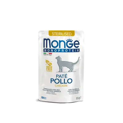 Monge Monoprotein Sterilised Piletina hrana za sterilisane mačke u umaku 85 gr