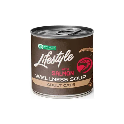 Nature's Protection Lifestyle Sterilised Salmon supa sa Lososom za sterilisane mačke 140 ml