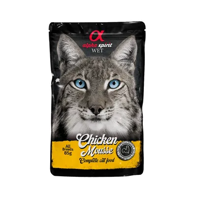 Alpha Spirit Wet Mousse Piletina hrana za mačke u umaku 85 gr