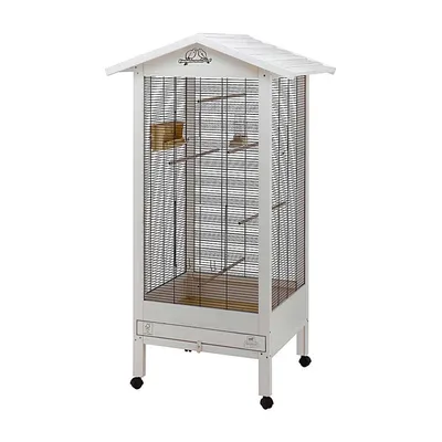 Ferplast kavez za ptice Hemmy Wooden Aviary 84.5×65.5×165 cm