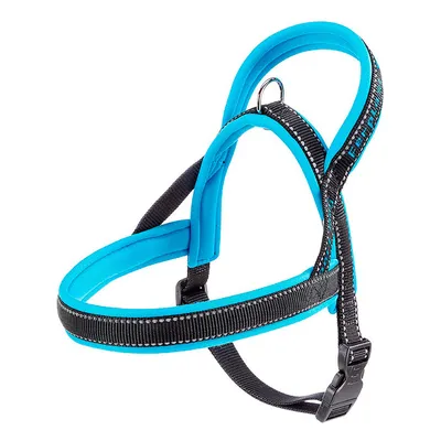 Ferplast Sport Dog SM postavljeni prsnik za pse 58-71 cm 48 cm – plavi