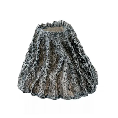 Ferplast Volcano Show netoksična dekoracija od smole u obliku vulkana za akvarijume 12×10 cm