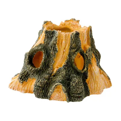 Ferplast Stump Show dekoracija za akvarijum u obliku panja 14.5×9.5 cm