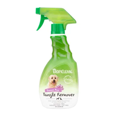 Tropiclean Tangle Remover Sweet Pea šampon u spreju za raščešljavanje za pse i mačke 473 ml
