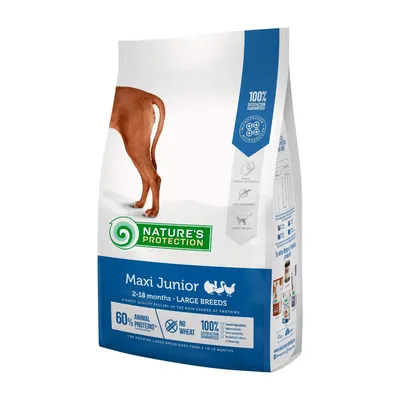 Nature's Protection Maxi Junior Piletina hrana za štenece starosti 2-18 mjeseci 4 kg