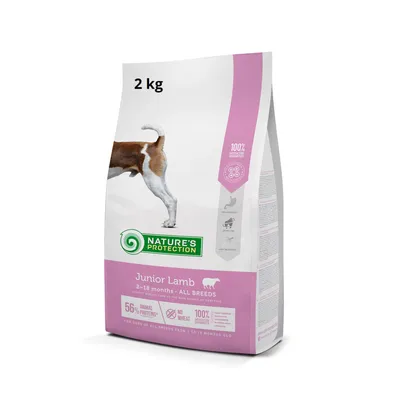 Nature's Protection Junior Jagnjetina hrana za štence starosti od 2-18 mjeseci 2 kg