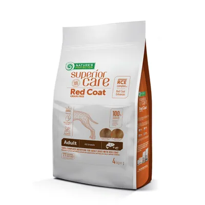 Nature's Protection Superior Care Losos hrana za crvene pse sve rase 4 kg