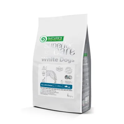 Nature's Protection Superior Care Bijela Riba hrana za bijele pse sve rase i sve zivotne dobi 4 kg