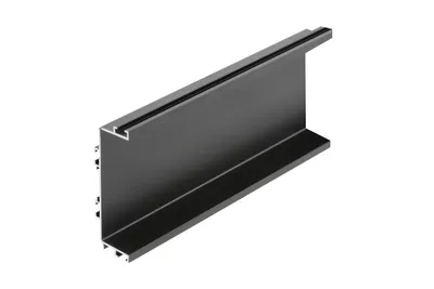 GTV Gola C Profil (crni) 3m