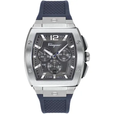 SALVATORE FERRAGAMO F-80 TONNEAU CHRONO