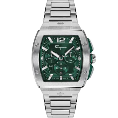 SALVATORE FERRAGAMO F-80 TONNEAU CHRONO