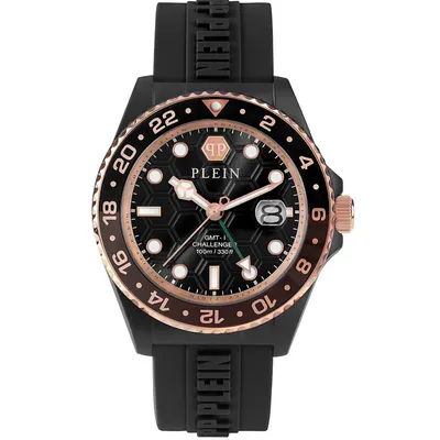 PHILIPP PLEIN GMT-I CHALLENGER SILICONE WATCH