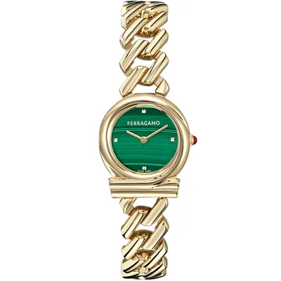 SALVATORE FERRAGAMO GANCINI TWISTED CHAIN