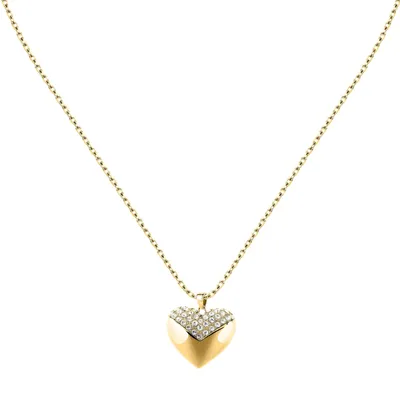 KARL LAGERFELD HEART CHARM OGRLICA