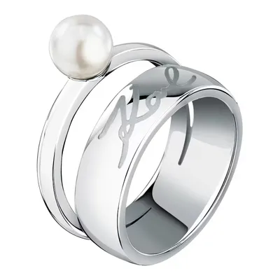 KARL LAGERFELD PEARL PRSTEN