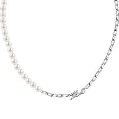 KARL LAGERFELD PEARL OGRLICA