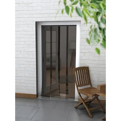 LUX OBI lamelna zavjesa za vrata protiv insekata 95 x 220 cm antracit