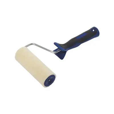 LUX velur valjak 2K soft grip crno-plavi 15 cm