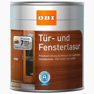 OBI lazura za vrata i prozore mahagonij 750 ml
