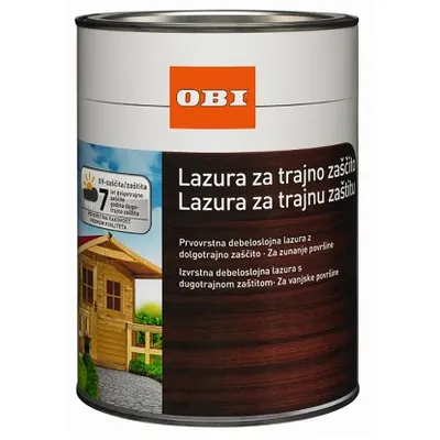 OBI lazura trajna zastita za drvo breza 2,5 l