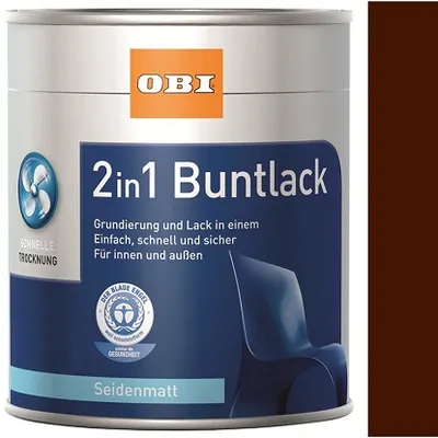 2u1 lak i temeljni premaz schokoladenbraun mat 750 ml