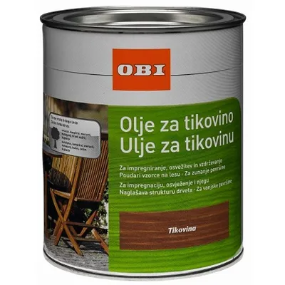 OBI ulje za drvo tikovina 750 ml