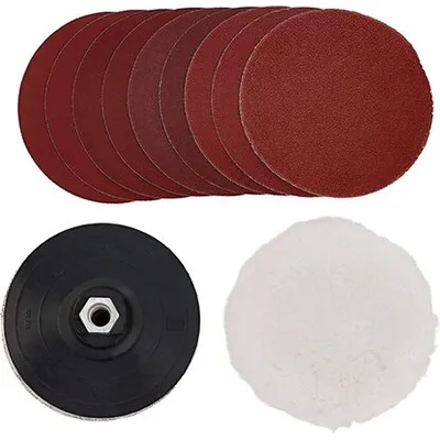 LUX Set za poliranje i brušenje 125 mm/12 djel.