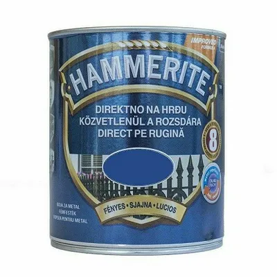 Hammerite sjajni lak 3u1 tamno plava 750 ml