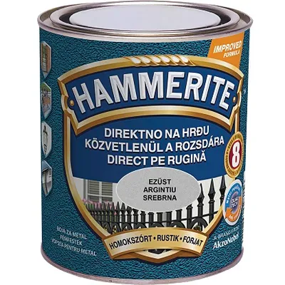 Hammerite lak 3u1 rustik srebrni 750 ml