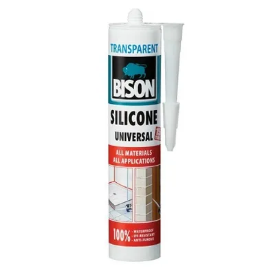 Bison silikon univerzalni transparentni 280 ml