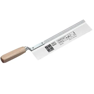 LUX Pila fina sa drvenom drškom 250 mm
