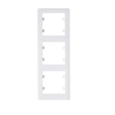 Hager Okvir 3-struki vertikalni bijeli Lumina